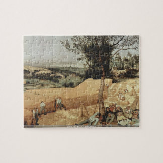 Pieter Bruegel - The grain harvest puzzle