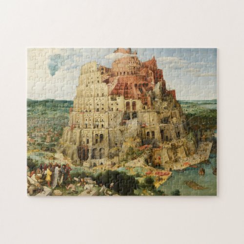 Pieter Bruegel The Tower Of Babel Renaissance Art Jigsaw Puzzle