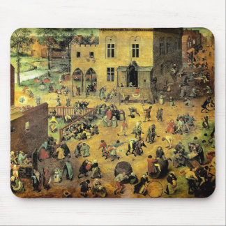Pieter Bruegel's "Children’s Games" - 1560 Mouse Pad