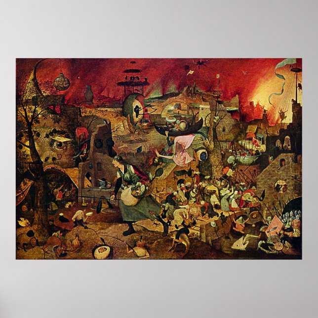 Pieter Bruegel's Mad Meg (Dulle Griet) (1563) Poster (Front)