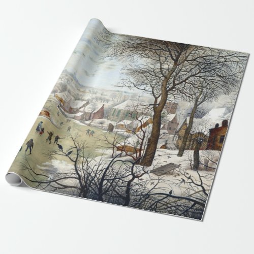 Pieter Brueghel the Younger Winter Landscape Wrapping Paper