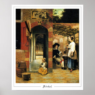 Pieter de Hooch Zedign Art Poster #105