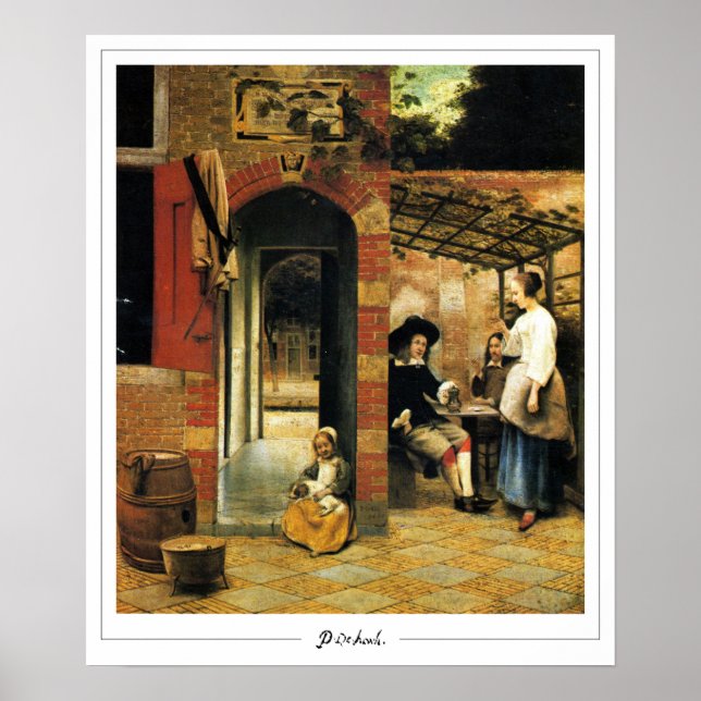 Pieter de Hooch Zedign Art Poster #105 (Front)