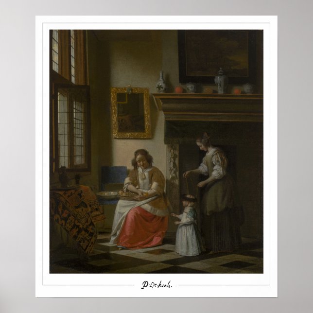 Pieter de Hooch Zedign Art Poster #97 (Front)