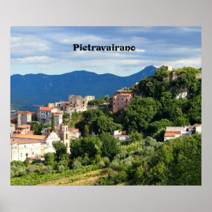 Pietravairano, Caserta, Italy Poster