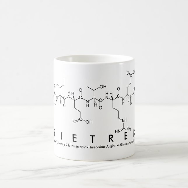Pietrek peptide name mug (Center)