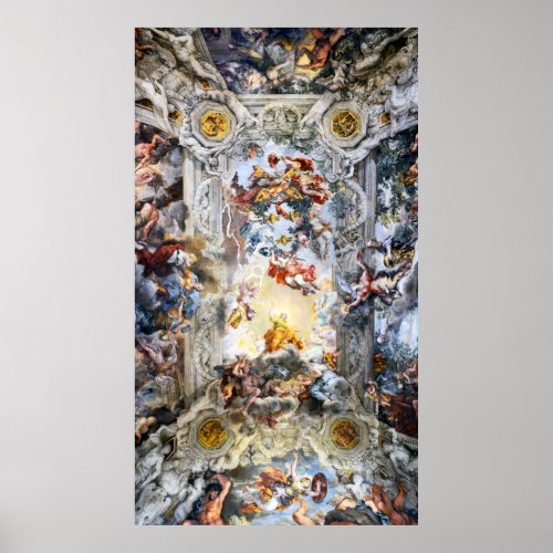 Pietro da Cortona _ Triumph of Divine Providence Poster
