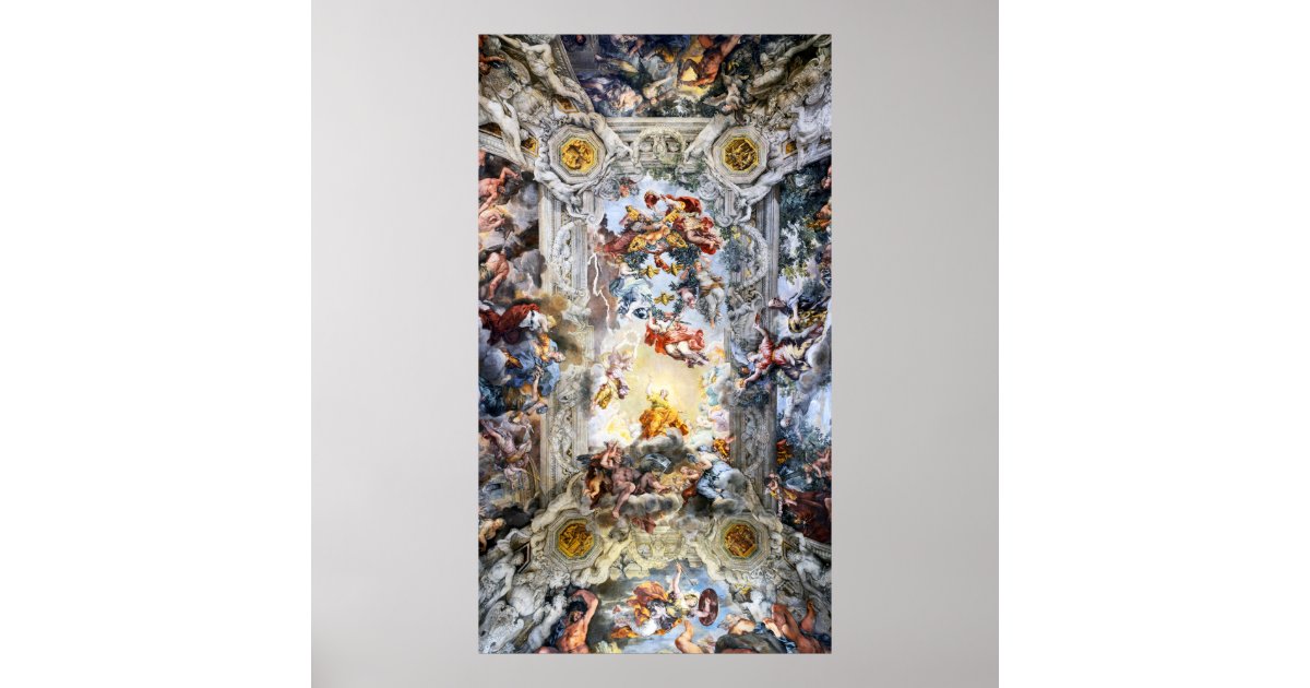 Pietro da Cortona - Triumph of Divine Providence Poster | Zazzle