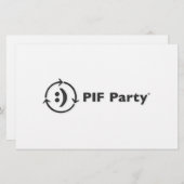PIF Party Note Cards (Front/Back)