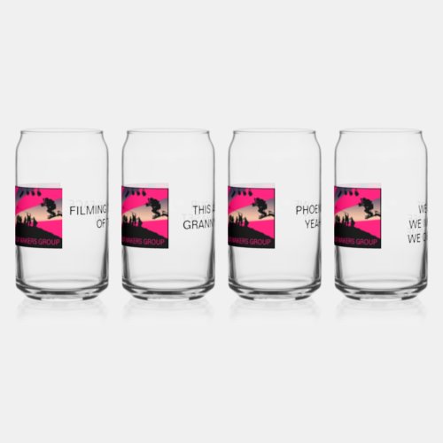 PIFMG FUNNY Drinkware Set Can Glass