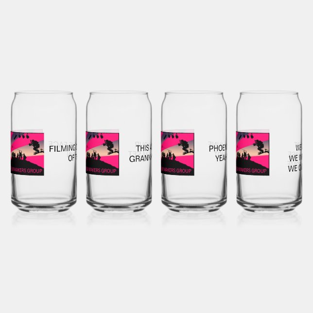 PIFMG FUNNY Drinkware Set Can Glass (Left)