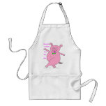 Pig All Is Good 1.png Adult Apron at Zazzle