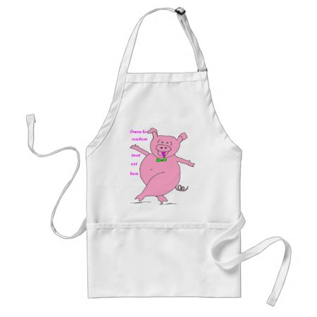 Pig All Is Good 1.png Adult Apron