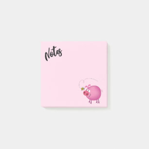 Pig and Bee Friends Post-it Notes