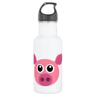 Pig and design items stainless steel water bottle