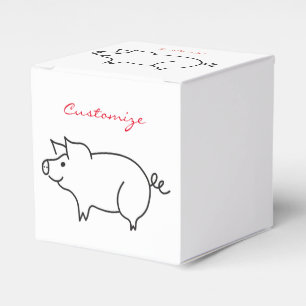 Pig Animal Thunder_Cove Favor Boxes