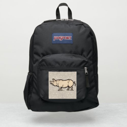 Pig Antique Piggy Cute Vintage JanSport Backpack