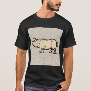 Pig Antique Piggy Cute Vintage T-Shirt