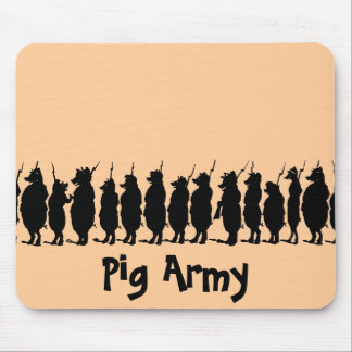 Pig Army Mouse Pad
