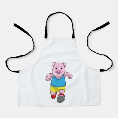 Pig as Runner at Running Apron