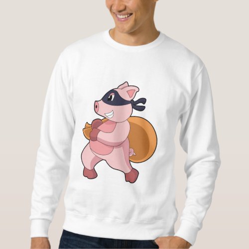 Pig as Runner Sweatshirt
