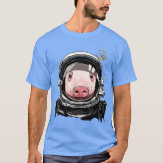Pig Astronaut Space Exploration Astronomy Lover T-Shirt