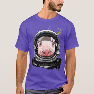 Pig Astronaut Space Exploration Astronomy Lover  T-Shirt
