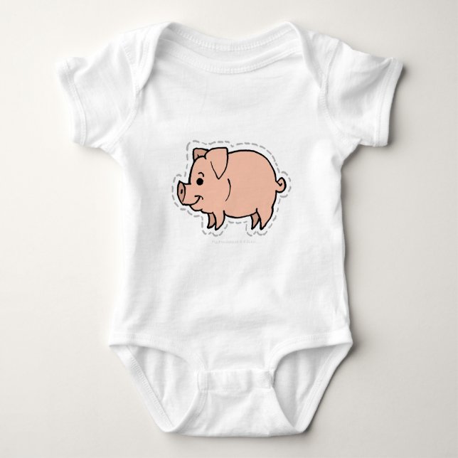 PIG BABY BODYSUIT (Front)