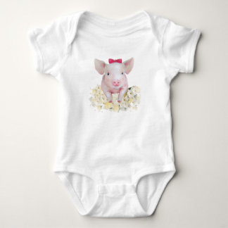 Pig baby clothes, baby bodysuit, infant clothes bodysuit