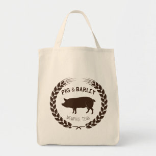Pig & Barley Grocery Tote Bag
