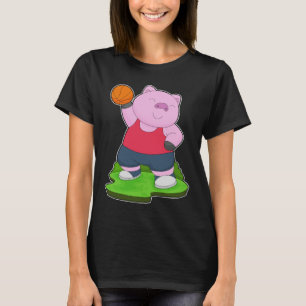 Pig Basketball player Basketball T-Shirt