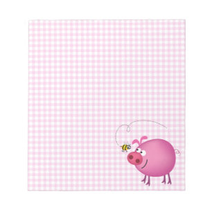 Pig & Bee Notepad