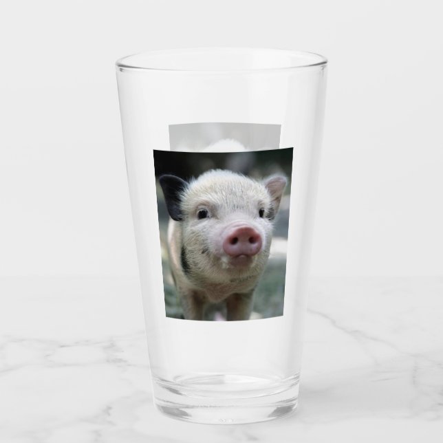 Pig Beer Glass (Front)