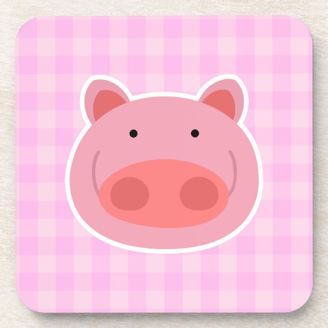 Pig Beverage Coaster (Front)