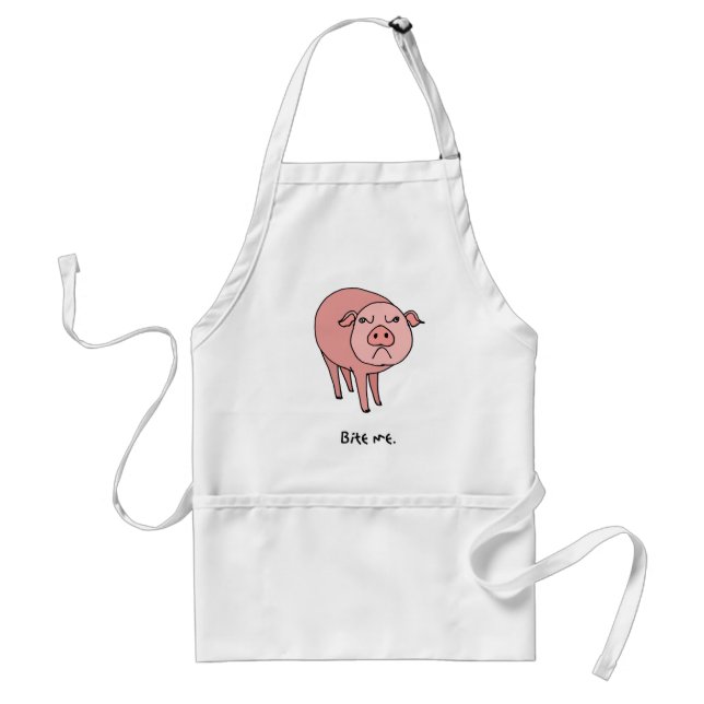 Pig Bite Me Apron (Front)