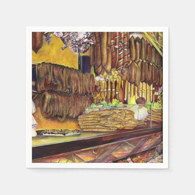 Pig, Budapest Napkins (Front)