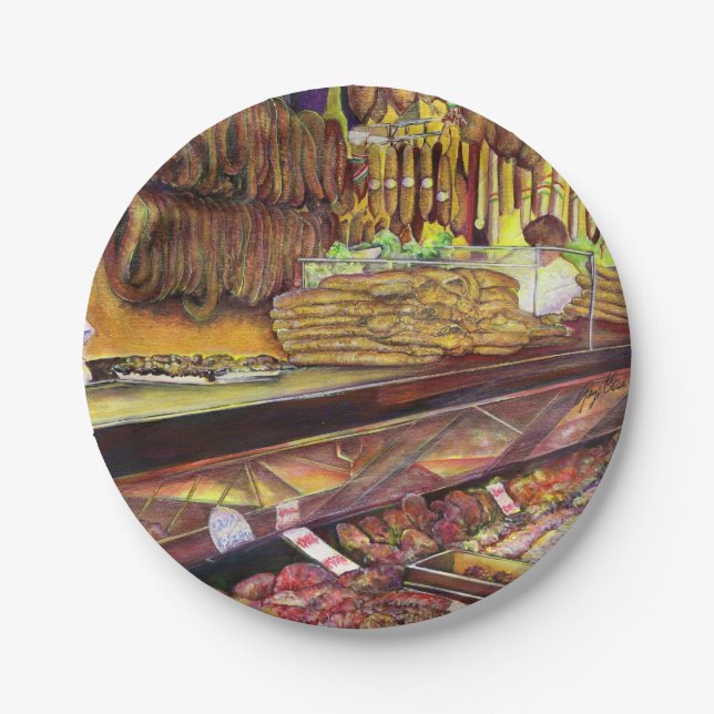 Pig, Budapest Paper Plates (Front)