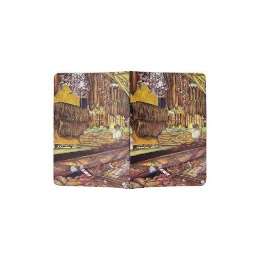 Pig, Budapest Passport Holder (Opened)