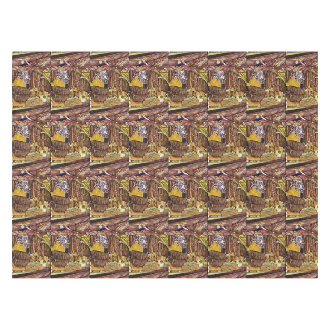 Pig, Budapest Tablecloth (Front (Horizontal))