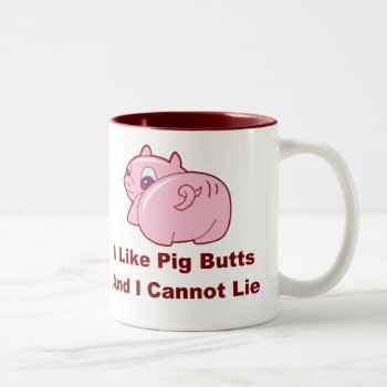 Pig Butts Two-tone Coffee Mug by ThePigPen at Zazzle
