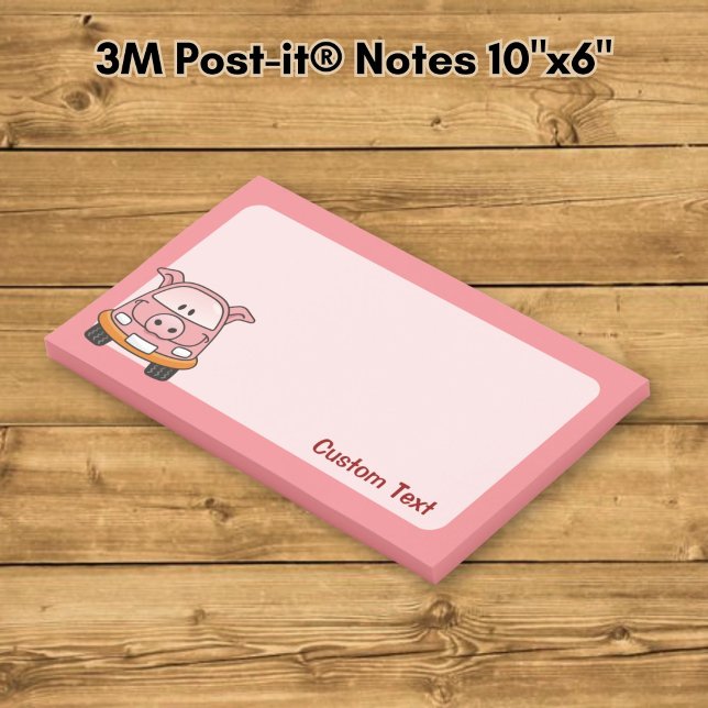 Pig Cartoon Car Post-it Notes (Creator Uploaded)