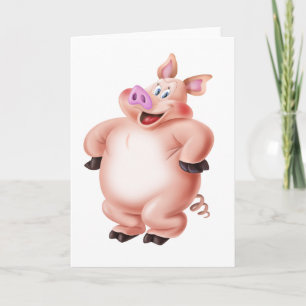 Pig, cerdo, porco, Schwein, cochon Card