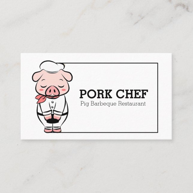Pig Chef Business Card (Front)