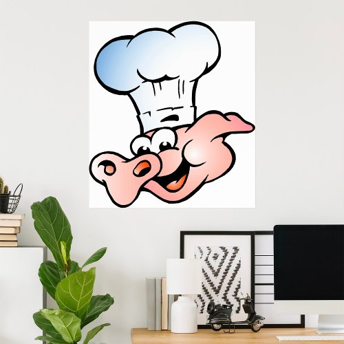 Pig Chef Poster