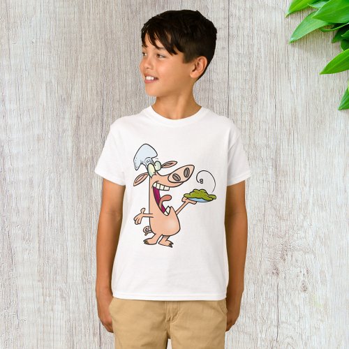 Pig Chef With Food T_Shirt