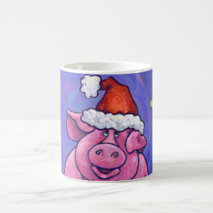 Pig Christmas Color Morph Mug