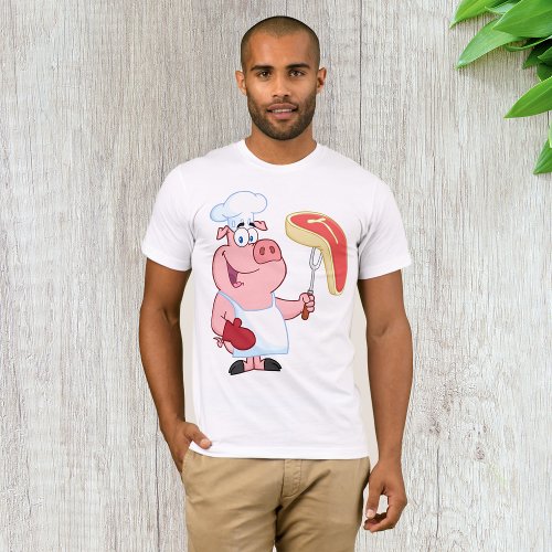Pig Cooking Meat T_Shirt