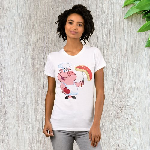Pig Cooking Meat T_Shirt