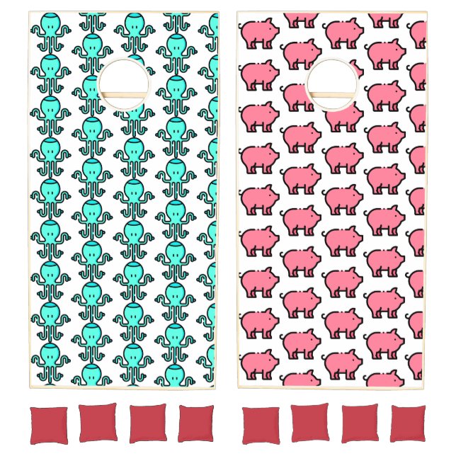 Pig Cornhole Set (Set)