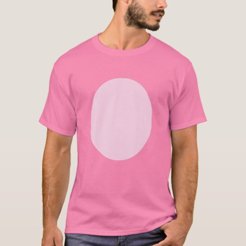 Pig Costume Pink Pig Belly Halloween Dress Up Funn T_Shirt